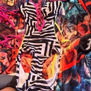 cut out open back bikini